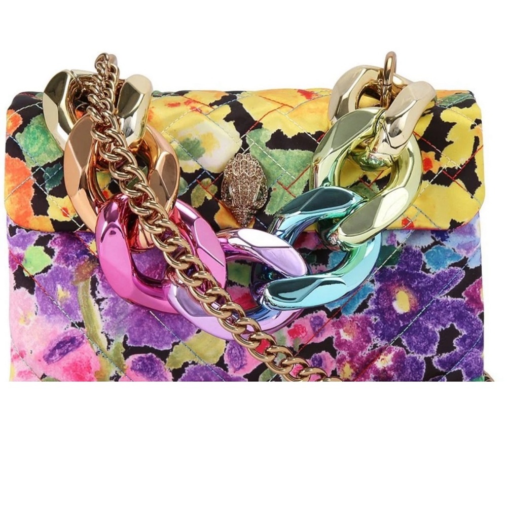 Kurt Geiger Multicolor Floral Shoulder Bag